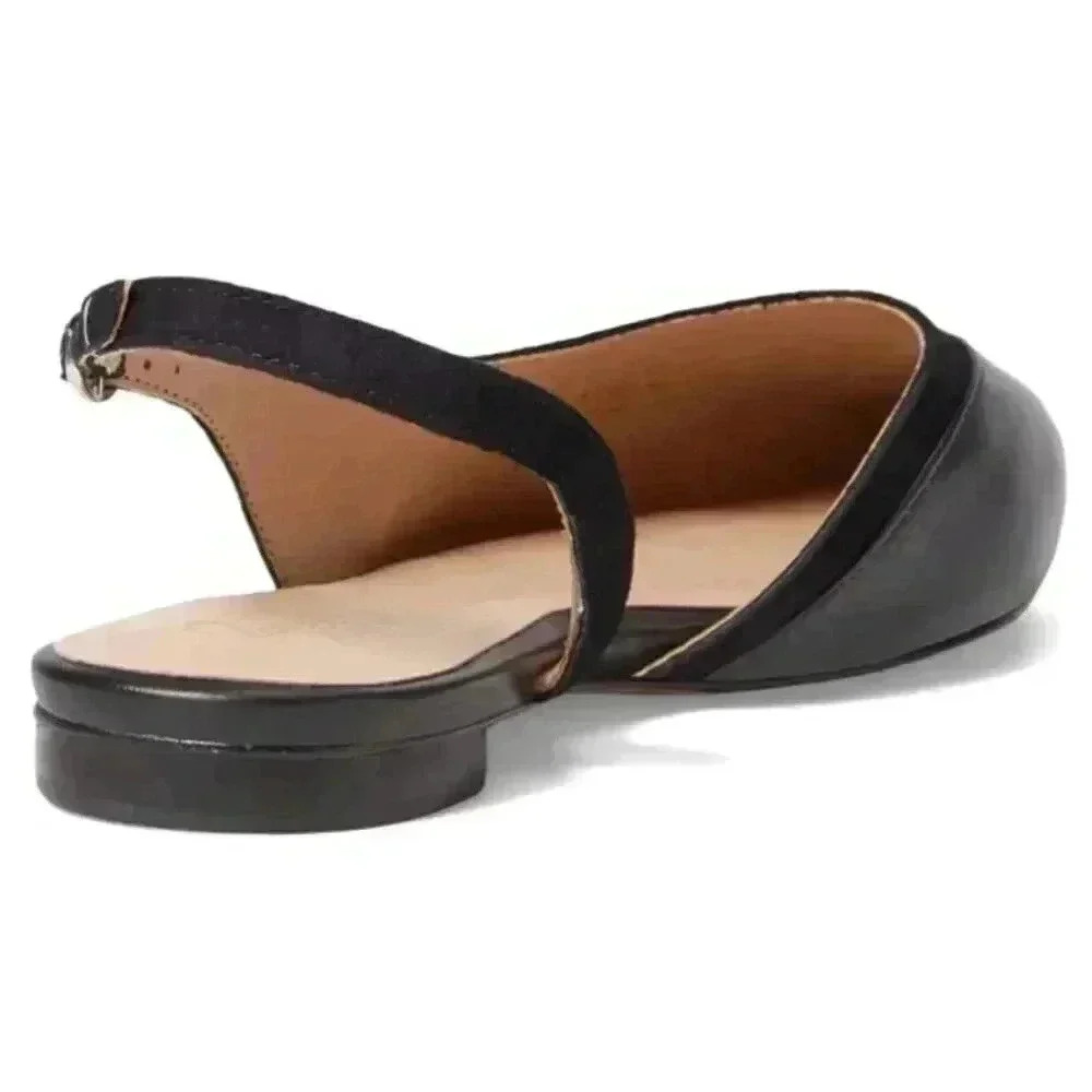 NATURALIZER 27 Edit 7-7.5 & 7.5-8 'Makenna' Sling Back Pointed Toe D'Orsay Flats - Picture 3 of 15